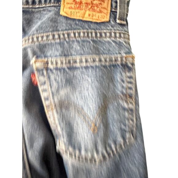 Levi's 517 Size 34x30 Faded Blue Jeans - Picture 3 of 5